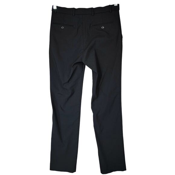 Tommy Hilfiger Stretch Comfort Pant sz 30 x 32 Modern Black Rayon Nylon Spandex - Picture 3 of 11
